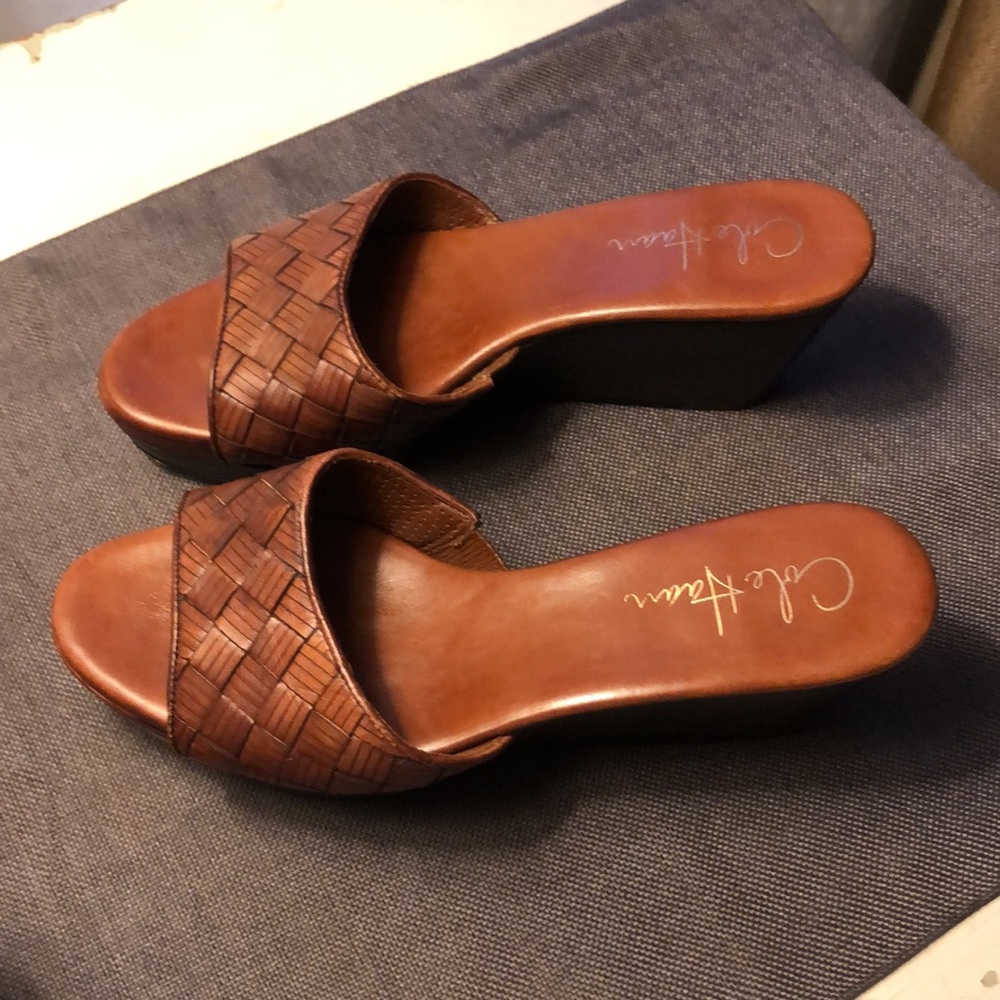 Cole Haan Nike Air Slip On Wedge Sandal - Picture 3 of 5